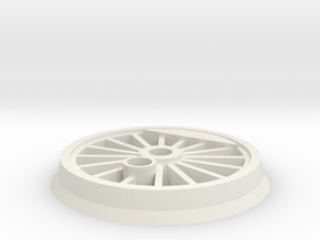 Gauge 1 BR55 Driving Wheel in White Natural Versatile Plastic