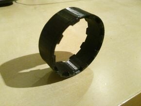 1.9 beatlock wheels universal ring part 3/3 ring in White Natural Versatile Plastic