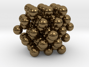 Diamond Cuboctahedron C83 in Natural Bronze