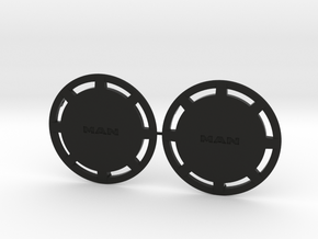 Flasque de roue pour MAN - MAN Truck rear wheel co in Black Premium Versatile Plastic