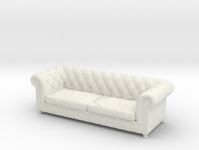 Printle Thing Sofa 02 - 1/24 in White Natural Versatile Plastic