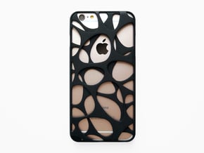 iPhone 6 plus / 6S plus Case_Voronoi in Black Natural Versatile Plastic