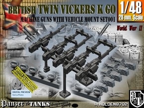 1/48 Vickers K GO Set001 in Smooth Fine Detail Plastic