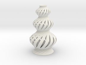 Tower Twist Helix Conical L in White Natural Versatile Plastic