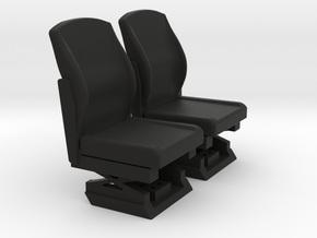 FTF seats, scale 1:15 in Black Natural Versatile Plastic