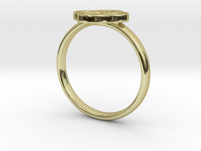 Celticring6 in 18k Gold Plated Brass