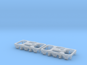 N Scale Pullman 242 Truck Frame 2PK in Smoothest Fine Detail Plastic