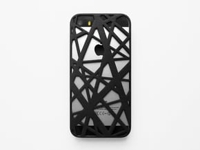 iPhone SE/5S case_Intersection in Black Natural Versatile Plastic