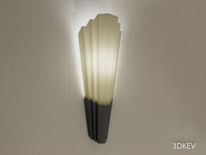 Art Deco lampshade Part 2/2 in Black Natural Versatile Plastic