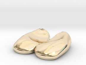 Eggcessories! Egg Feet in 14K Yellow Gold