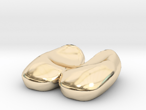 Eggcessories! Egg Shoes in 14k Gold Plated Brass