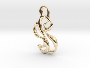 Nature's rhythms in 14k Gold Plated Brass