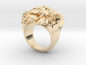 Elegant Broodmother Ring Dota2 in 14K Yellow Gold