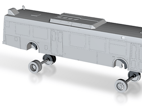 HO Scale Bus New Flyer D40LF SEPTA 5600s in Tan Fine Detail Plastic