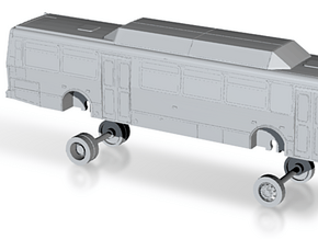 HO Scale Bus Orion V Yolobus 714-720 in Tan Fine Detail Plastic