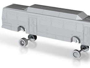 N Scale Bus Orion V Sacramento 9600s in Tan Fine Detail Plastic