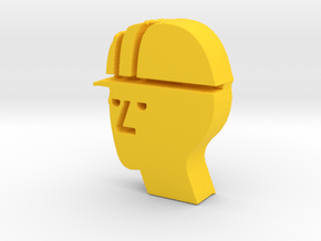 the Operations Expert Game Piece in Yellow Processed Versatile Plastic