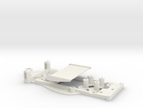 Chassis for Scalextric UOP Shadow in White Natural Versatile Plastic