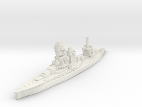 Ise Battleship-1942 (IJN) in White Natural Versatile Plastic