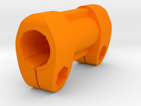Clamp for 16mm U-Locks and Eazykf Abus bracket in Orange Processed Versatile Plastic