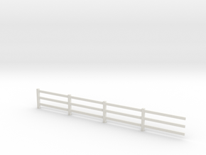 4mm scale fence in White Natural Versatile Plastic