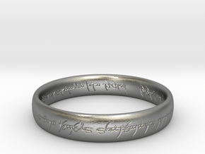 Elvish Ring in Natural Silver