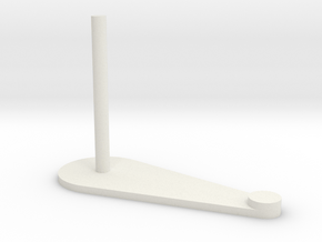 _4_Pistonholder in White Natural Versatile Plastic