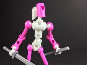 Moli (female) Modifier Kit for ModiBot Mo in White Natural Versatile Plastic