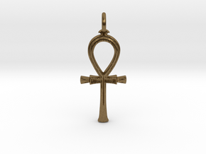 Ancient Egyptian Ankh pendant in Natural Bronze