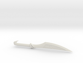 Skyrim Nordic Carved Dagger  in White Natural Versatile Plastic