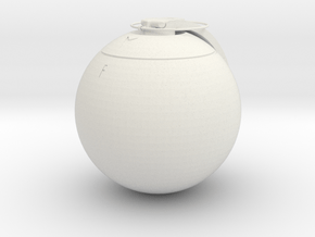 ET-MP grenade replica - 1:1 scale in White Natural Versatile Plastic