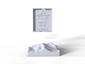 Grays Peak in White Natural Versatile Plastic