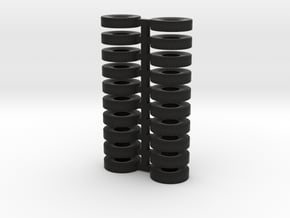 Truck Tires Brekina in Black Natural Versatile Plastic