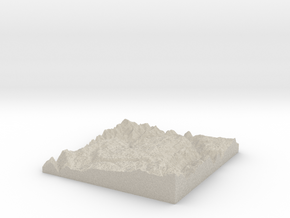 Model of Laz in Natural Sandstone