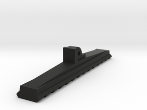 Bottom Rail for AUG Foregrip Attachment (13-Slots) in Black Premium Versatile Plastic
