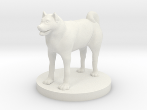 Shiba in White Natural Versatile Plastic