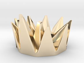 Grimlock Crown for Power of the Primes in 14k Gold Plated Brass