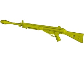 1/10 scale H&K G-3A3 rifle & DM-22A1 grenade x 1 in Clear Ultra Fine Detail Plastic