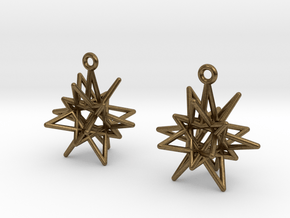 Starry Knight Earrings in Natural Bronze