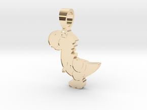 Yoshi  [pendant] in 14k Gold Plated Brass