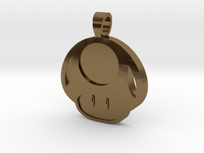 Toad  [pendant] in Polished Bronze