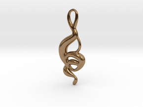 Dancing monkey  in Natural Brass