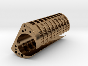 Flat and large Chassis 31.5mm in Natural Brass