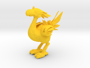 CHOCOBO HIGH POLYGON in Yellow Processed Versatile Plastic