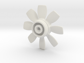 NS 6400 fan. Scale 1 (1:32) in White Natural Versatile Plastic