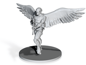 Saint Michael, Archangel of the Airborne in Tan Fine Detail Plastic