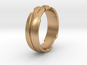 GD Ring - Edge in Natural Bronze: 1.5 / 40.5