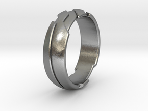 GD Ring - Edge in Natural Silver: 2.25 / 42.125