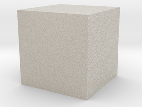 a cube of one cubic centimeter in Natural Sandstone