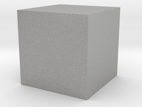 a cube of one cubic centimeter in Aluminum